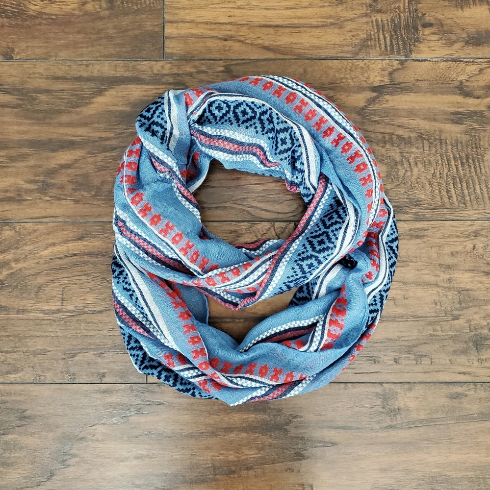 Tribal Pattern Infinity Scarf